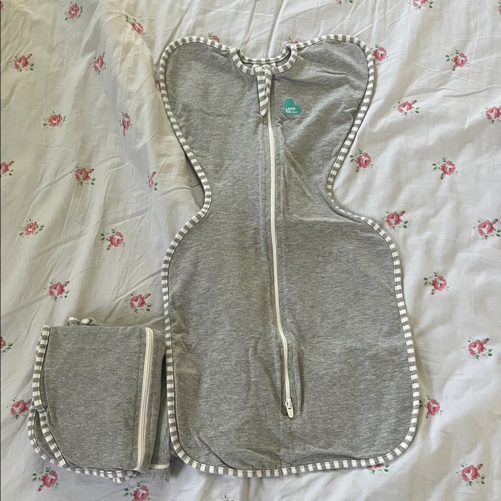 Grey Baby Swaddle Sack bundle of 3